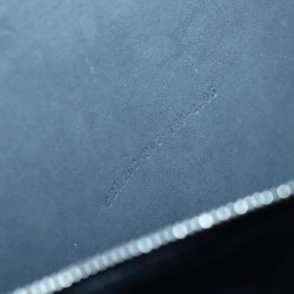 FENDI All In Shopping Tote Bag Leather Navy Auth 141928 - Picture 13 of 16